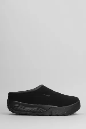 Acg Refus Slipper-Mule in black suede