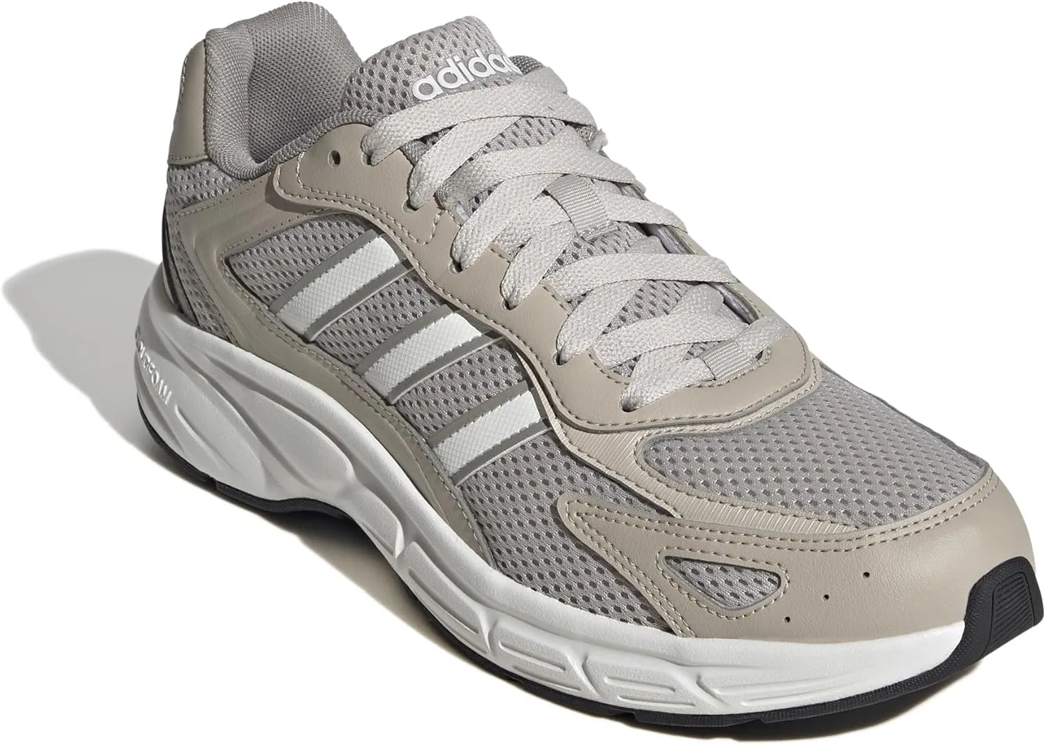 adidas Men's Eclyptix 2000 Sneaker, Wonder Alumina/White/Wonder Beige, 8.5