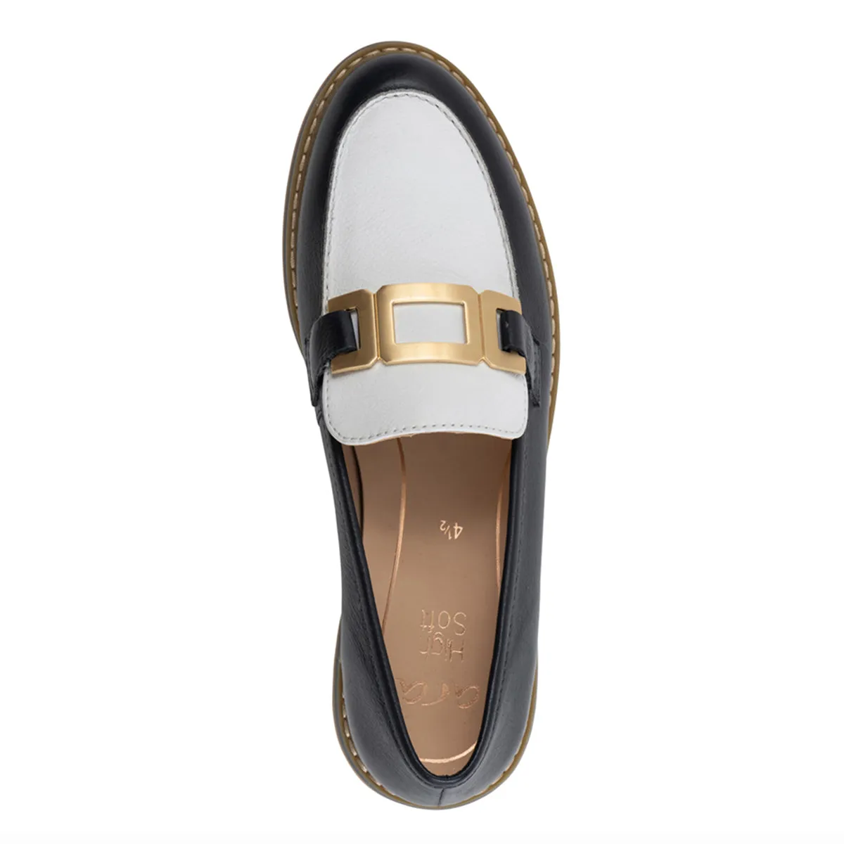 Ara Katsura Loafer in Navy & White