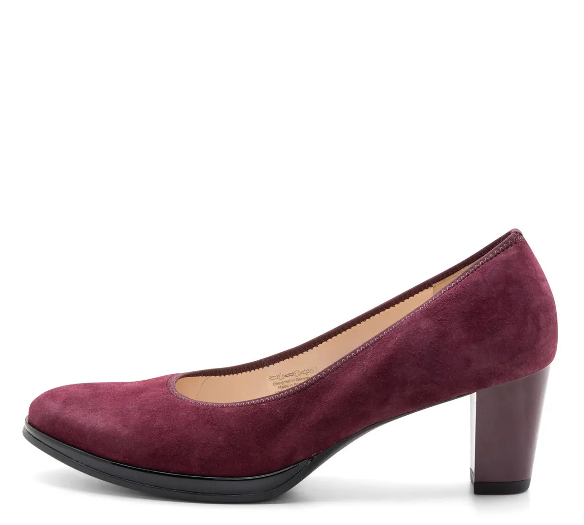 ARA OPHELIA BURGUNDY BAROLO SUEDE PUMP
