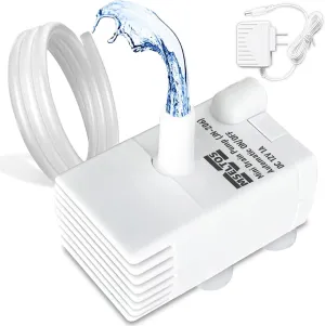 Automatic Small Sump Pump with Water Sensor, 5 FT Lift 55 GPH 115V/230V Mini Condensate Pump with Float Switch, Water Removal for Dehumidifier, Air Conditioner, Ice Maker, Basement, Auto On Off