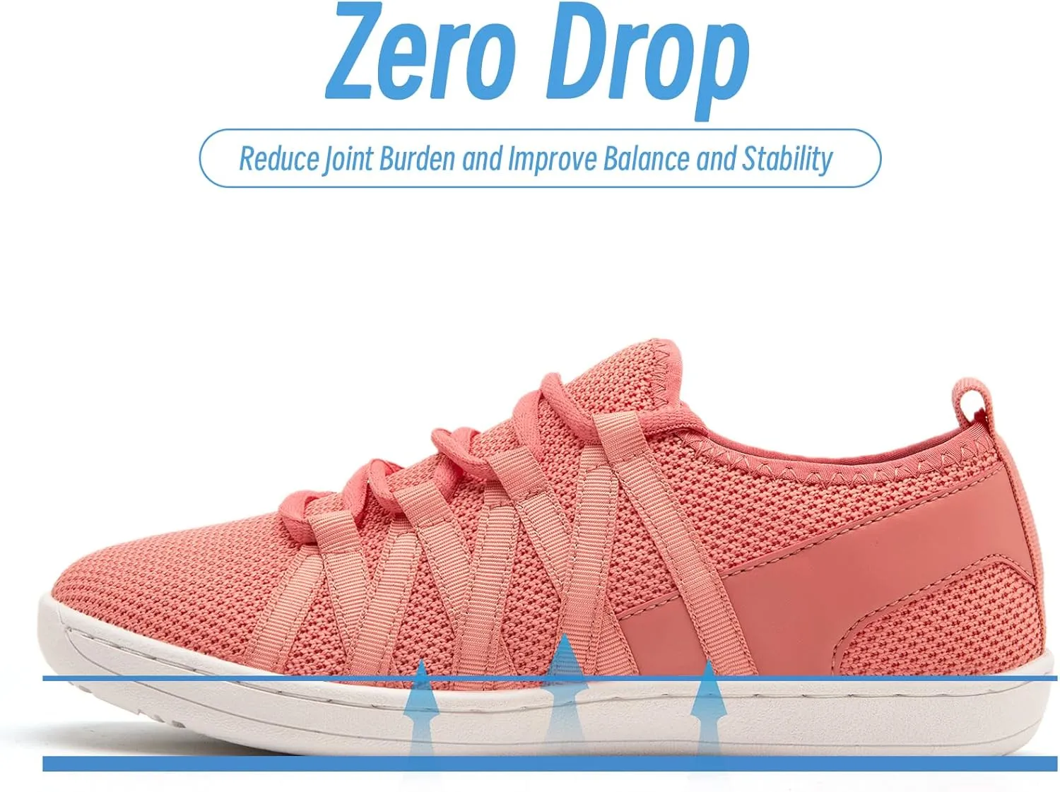 Barefoot Shoes for Womens Minimalist Fashion Sneaker Lightweight Wide Toe Box Zero-Drop Sole Tennis Walking Running Wokout Hike Shoes