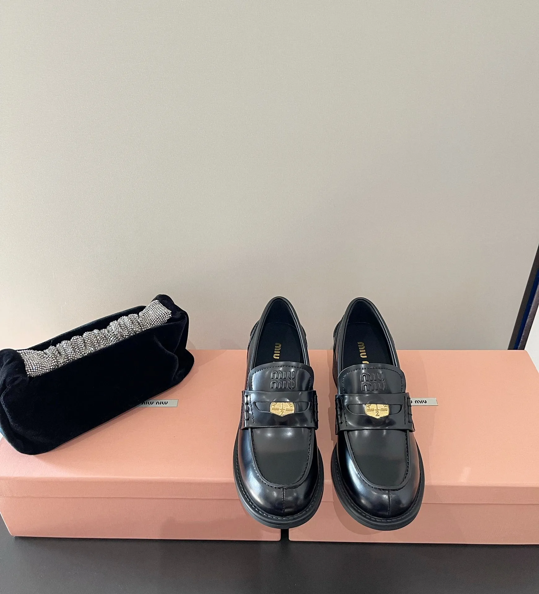 Black Heel Loafers