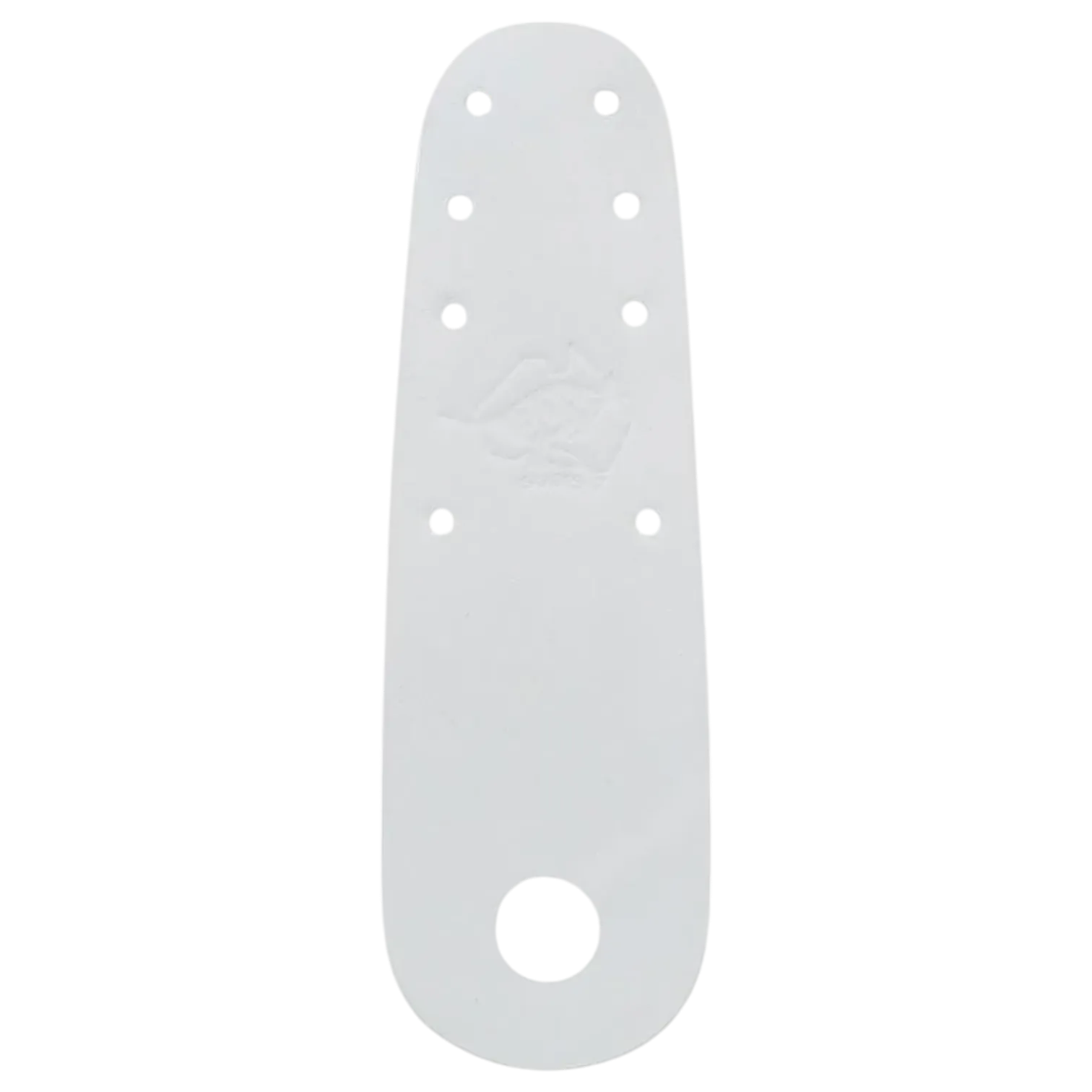 Bont - White Flat Leather Toe Protectors - Sold In Pairs