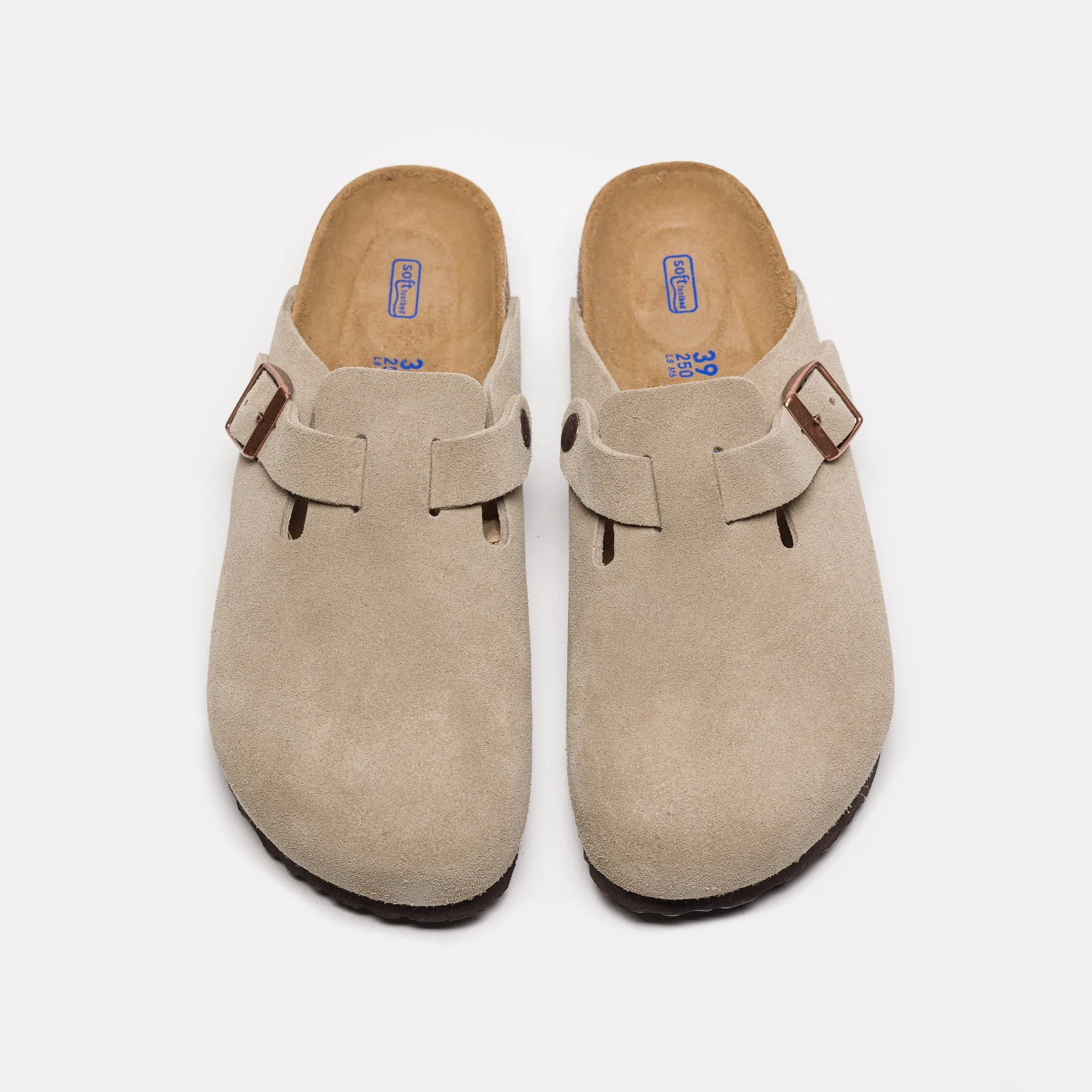 Boston Narrow Fit Mule in Taupe