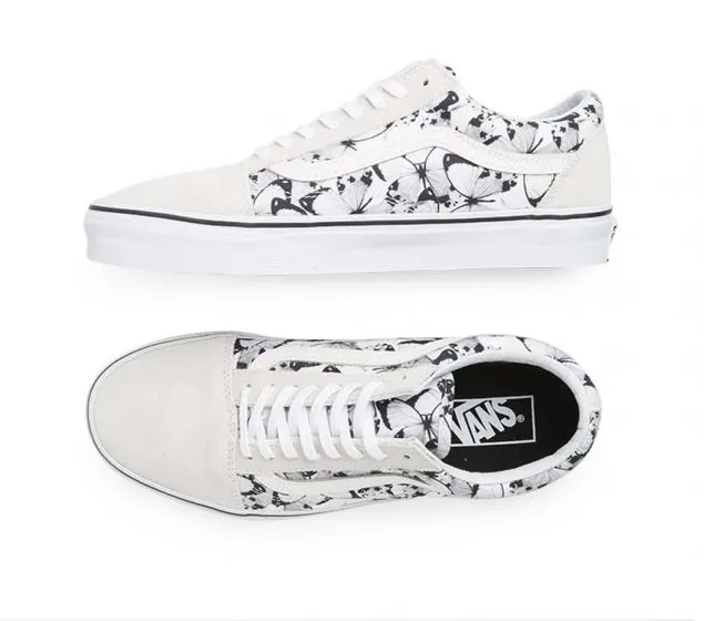 (BUTTERFLY) OLD SKOOL WHITE Price drop | Stable BLACK TRUE | VANS
