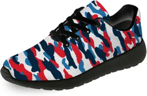 Camouflage Print Shoes for Men Women Running Comfortable Lightweight Tennis Walking Sneakers