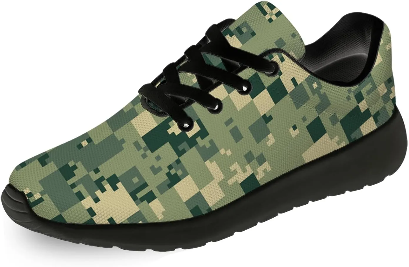 Camouflage Print Shoes Men Women Running Comfortable Ultra Lightweight Tennis Walking Fashion Workout Sneakers