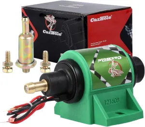 CarBole 12D Micro Electric Diesel Fuel Pump Universal 5/16 inch Inlet and Outlet 12V 1-2 A, 35 GPH, 4-7 PSI