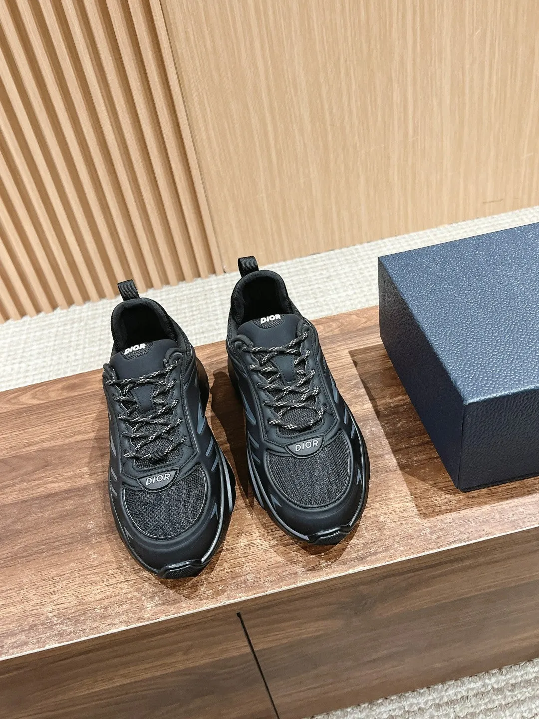 CD B44 Blade Sneaker 30mm Black Mesh Fabric 101017