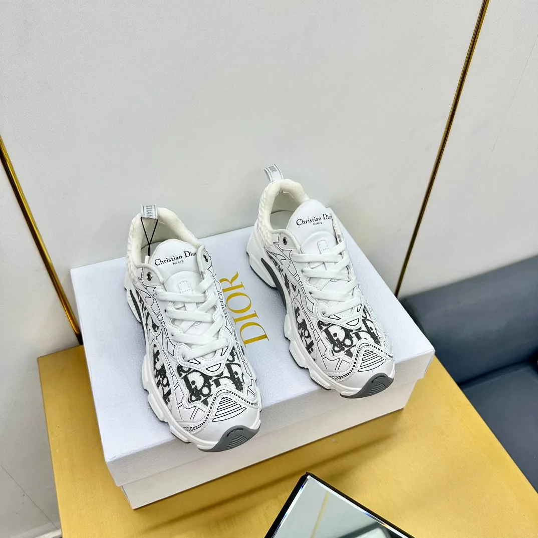 CD Chrono Sneaker 40mm In White Mesh Fabric 994570