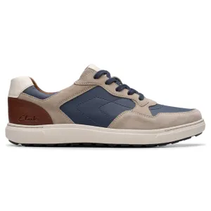 Clarks Mapstone Sport Grey Combi Leather Sneaker (Men's)