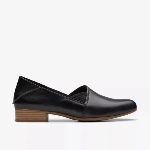 Clarks Women's Juliet Trim Black Leather 26180072