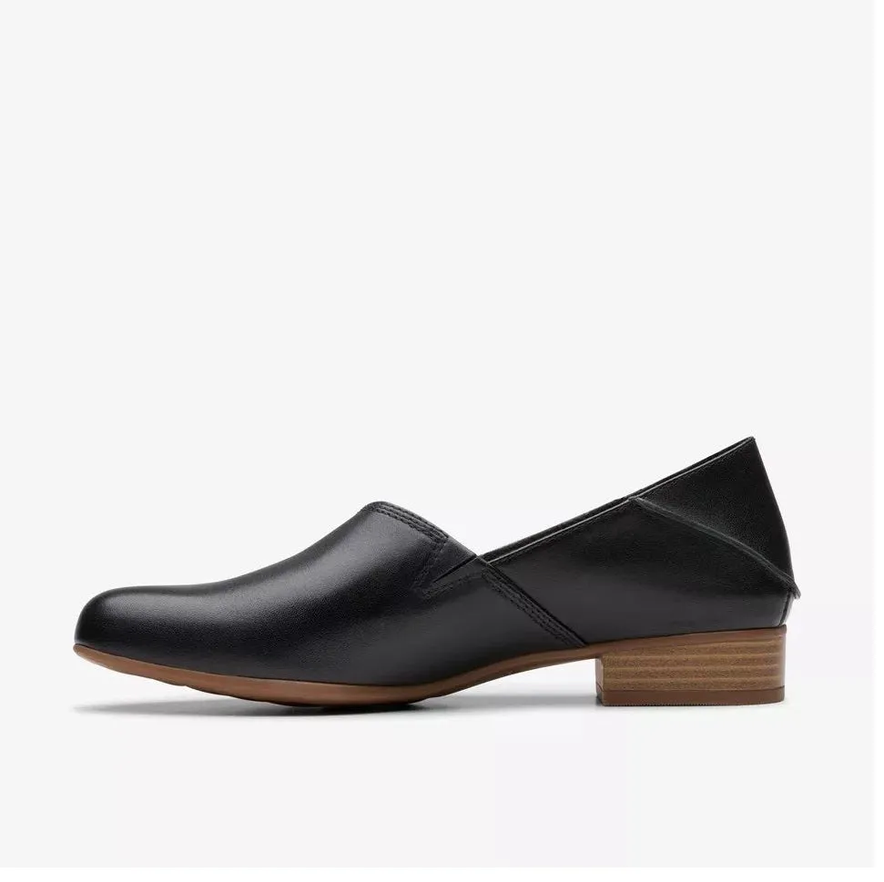 Clarks Women's Juliet Trim Black Leather 26180072