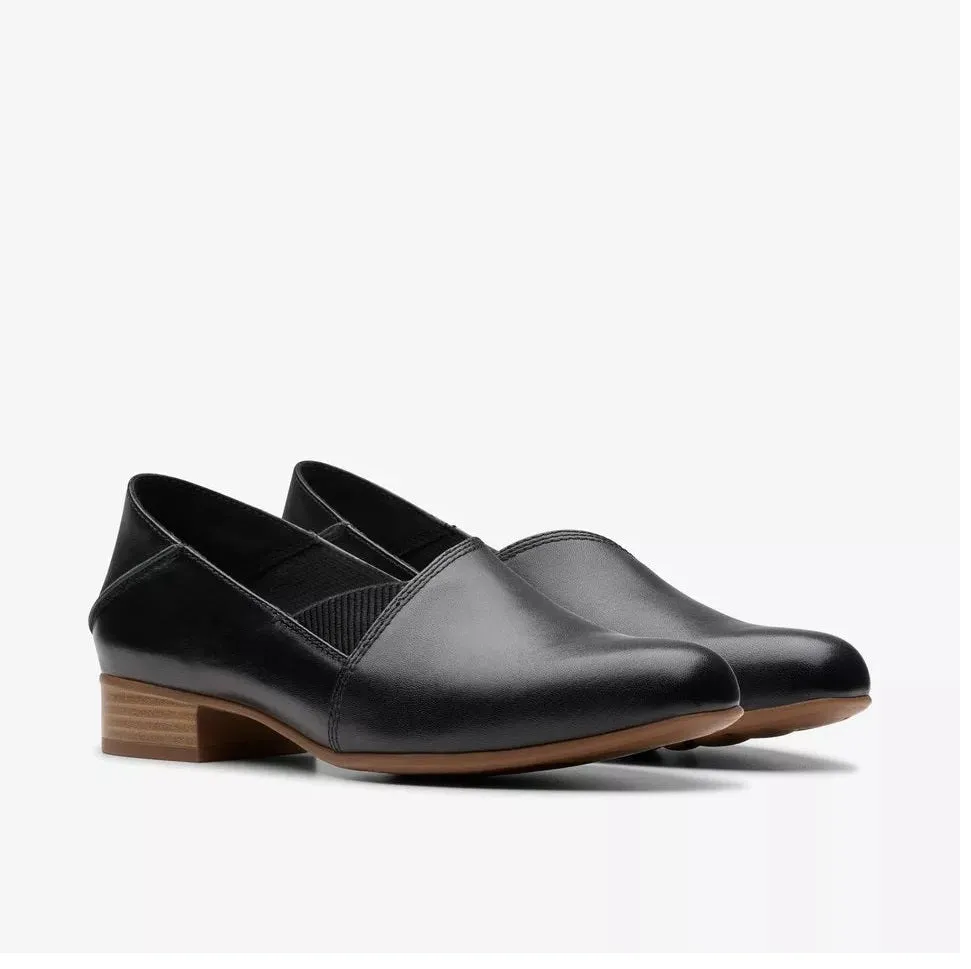 Clarks Women's Juliet Trim Black Leather 26180072