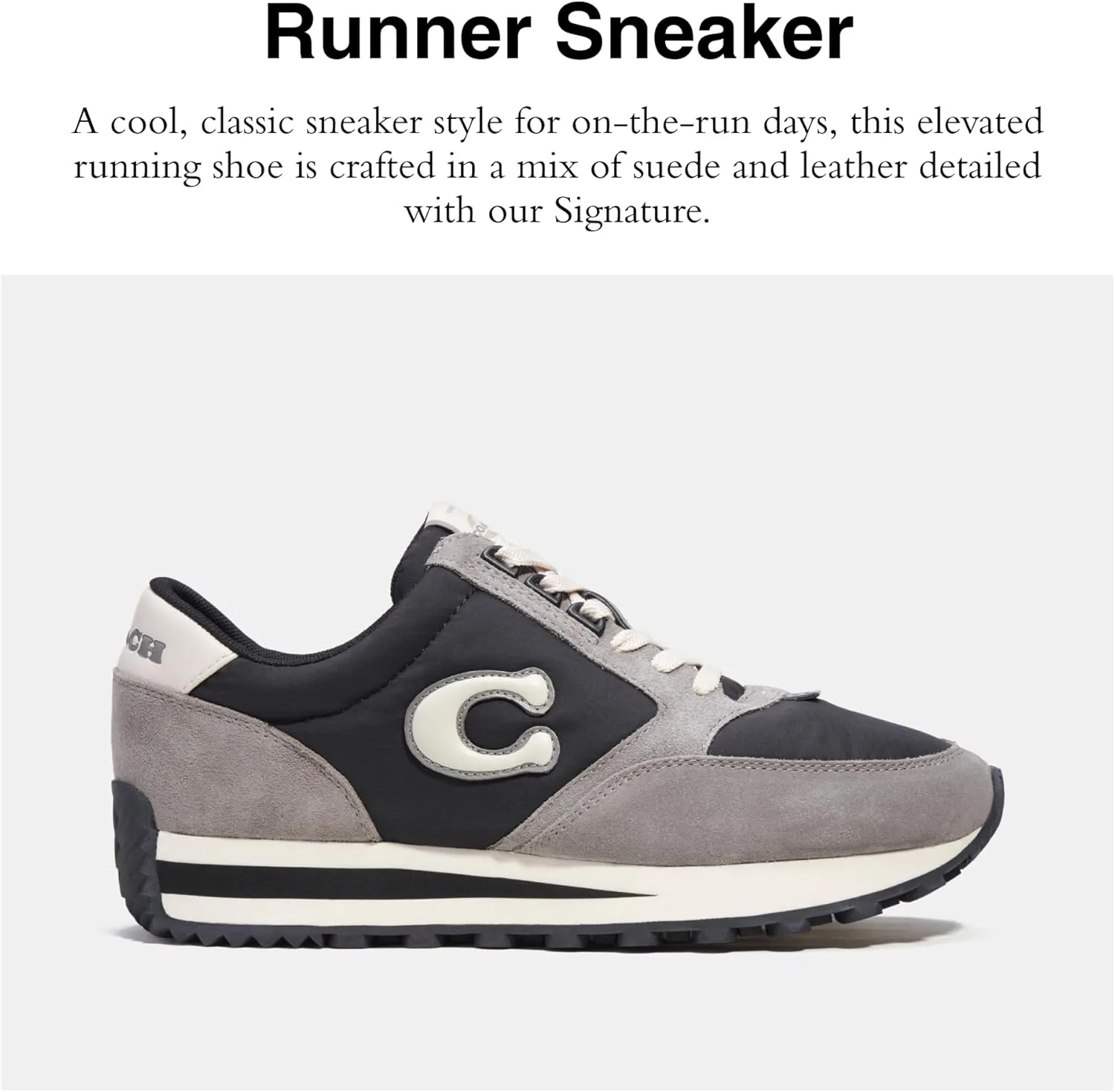 Coach Men's Runner Sneaker