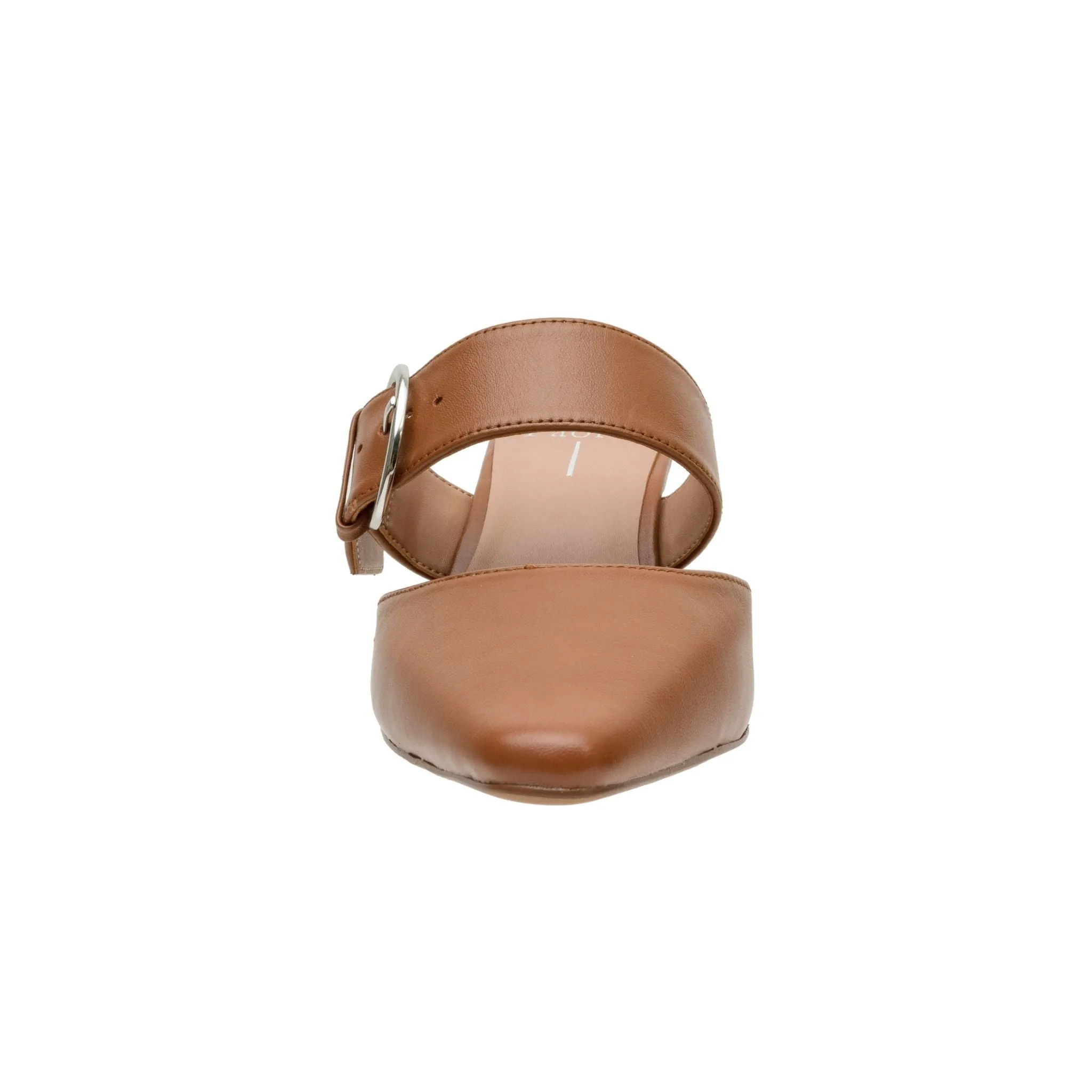 CYNTHIA | Buckled Kitten Heel Mules