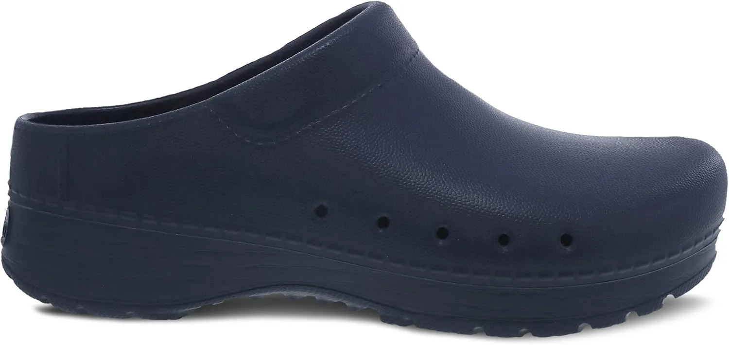 Dansko Kane Slip-On Mule Clog for Women - Lightweight Cushioned Comfort and Removable EVA Footbed with Arch Support - Easy Clean Uppers