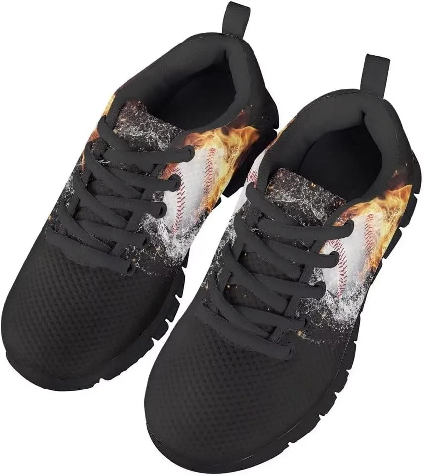 Dellukee Boys Girls Running Shoes Kids Lightweight Breathable Athletic Tennis Sneakers for Walking Sports