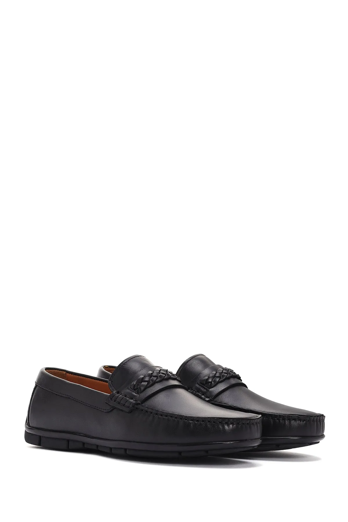 Derimod Fly Erkek Siyah Deri Loafer