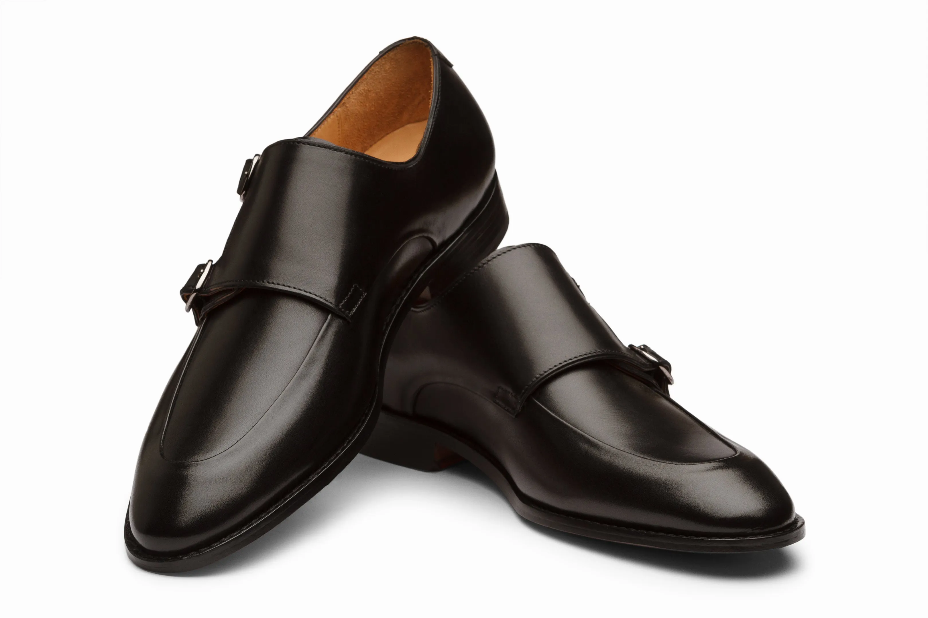 Diplomat Double Monkstrap - Black