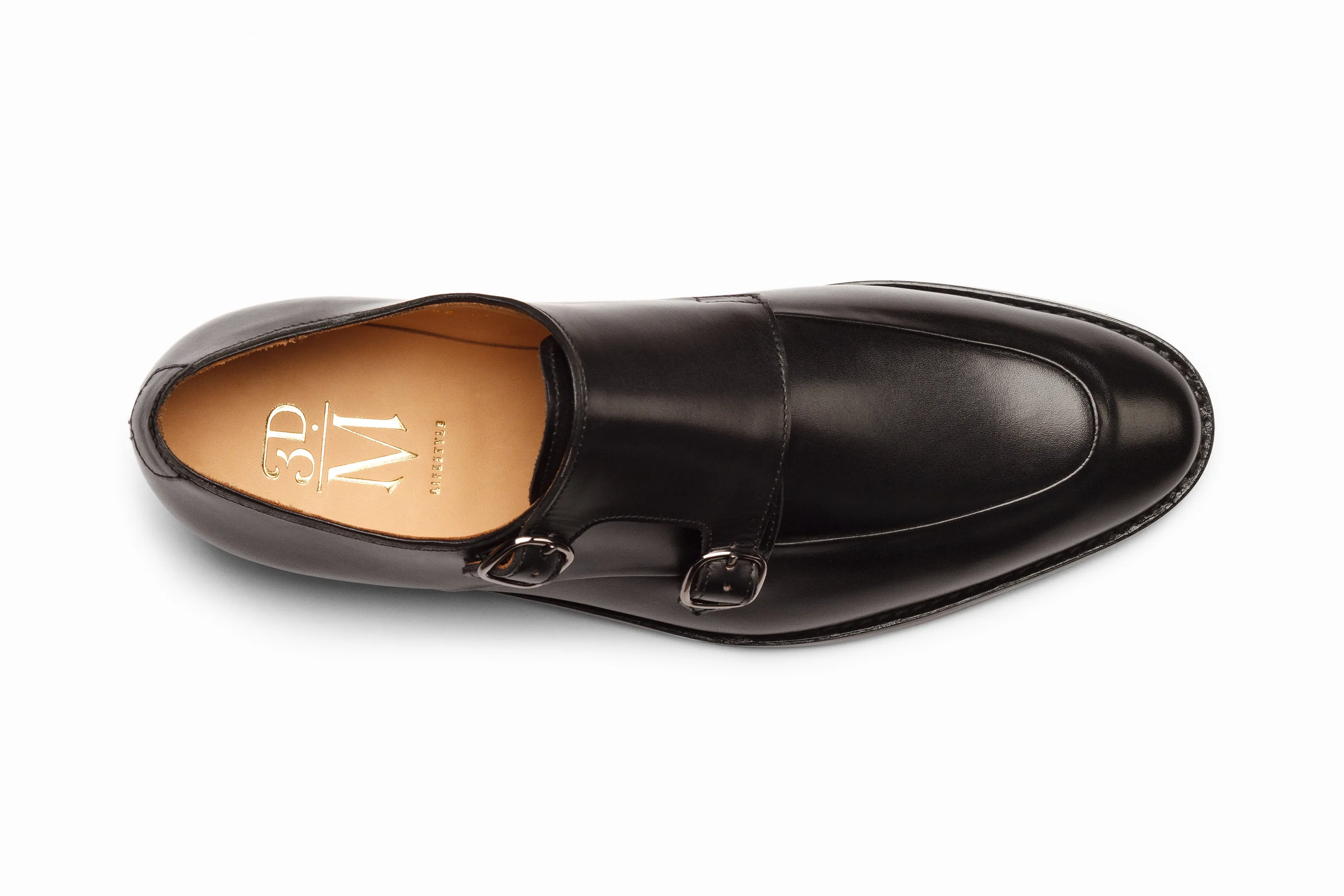 Diplomat Double Monkstrap - Black