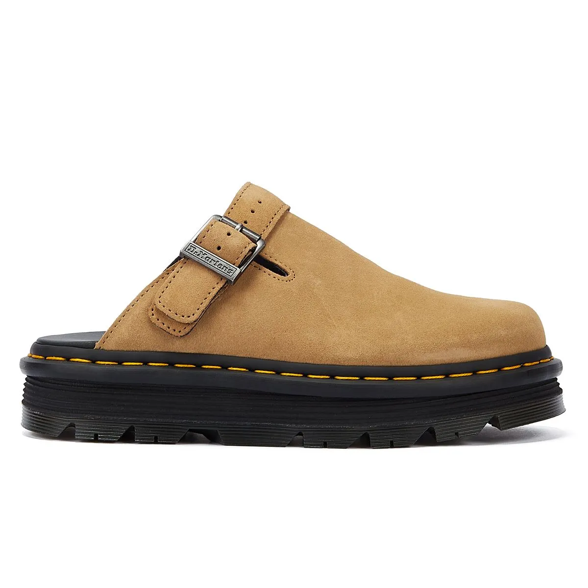 Dr. Martens Zebzag EH Suede Savannah Tan Mule