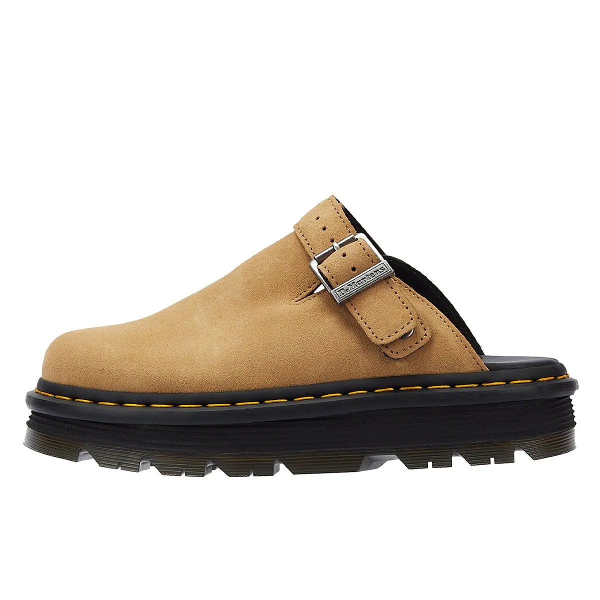 Dr. Martens Zebzag EH Suede Savannah Tan Mule