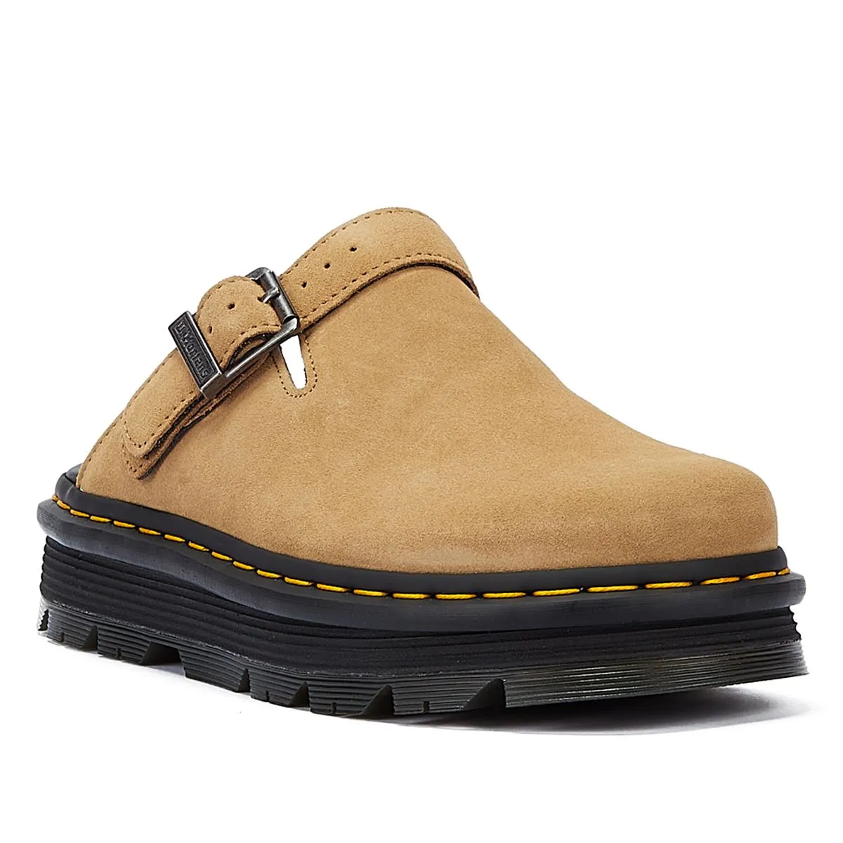 Dr. Martens Zebzag EH Suede Savannah Tan Mule
