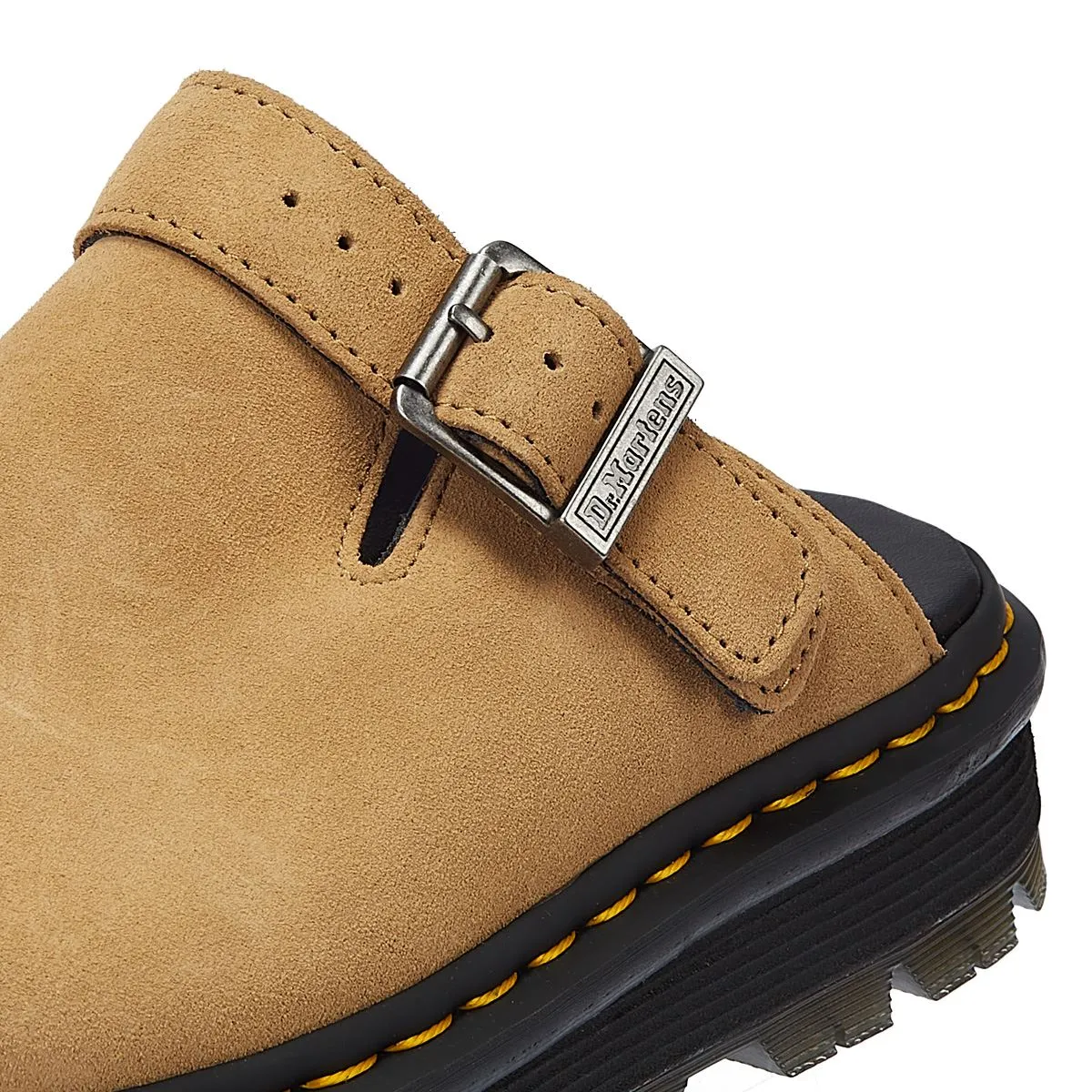 Dr. Martens Zebzag EH Suede Savannah Tan Mule