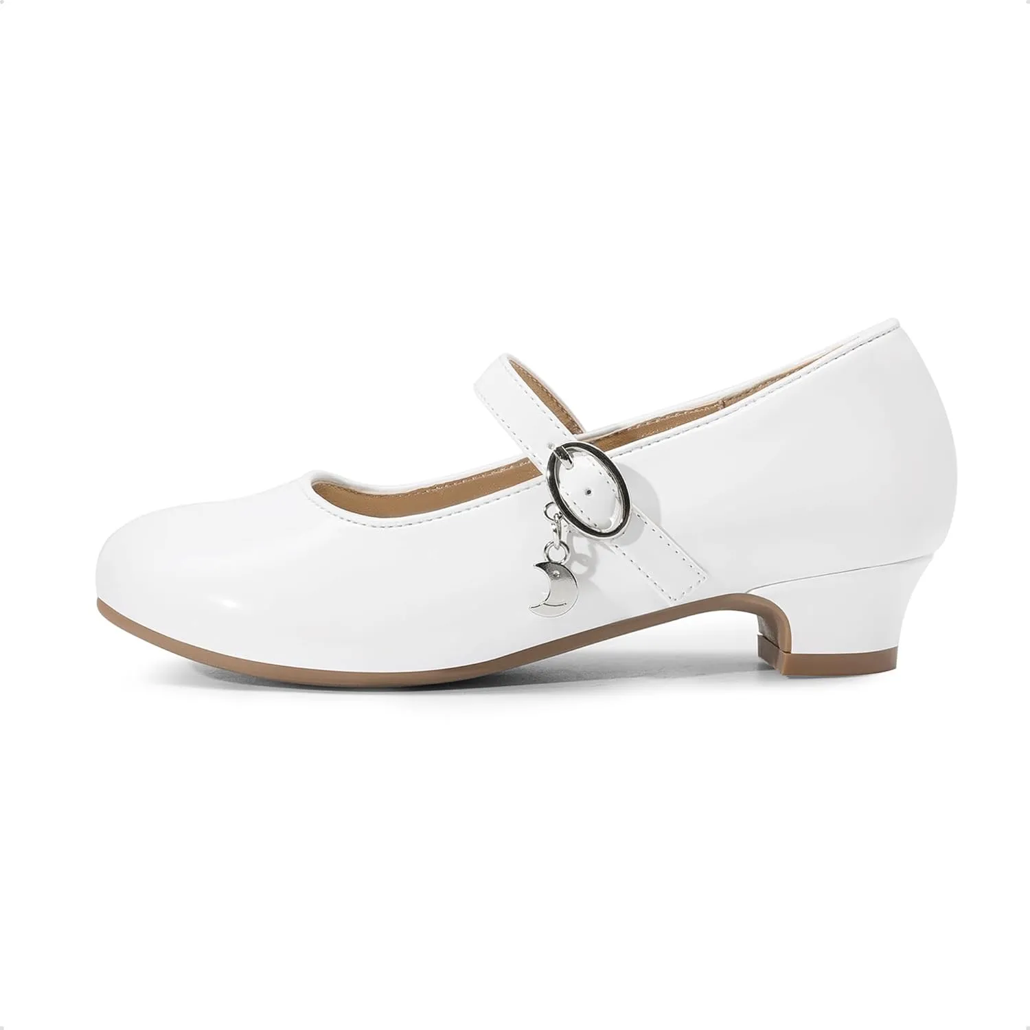 DREAM PAIRS Girls Mary Jane Low Heel Princess Flower Wedding Party Pump Dress Shoes