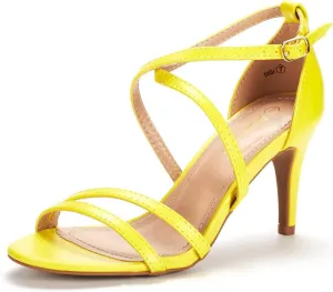 DREAM PAIRS Women's Gigi Fashion Stilettos Open Toe Pump Heel Sandals