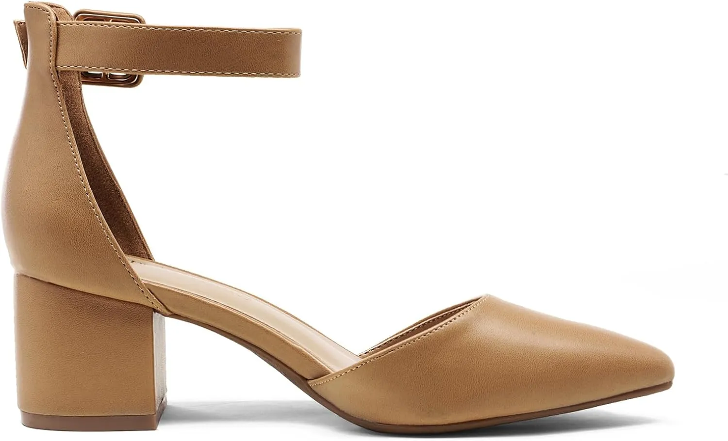 DREAM PAIRS Women's Low Heel Pump Shoes