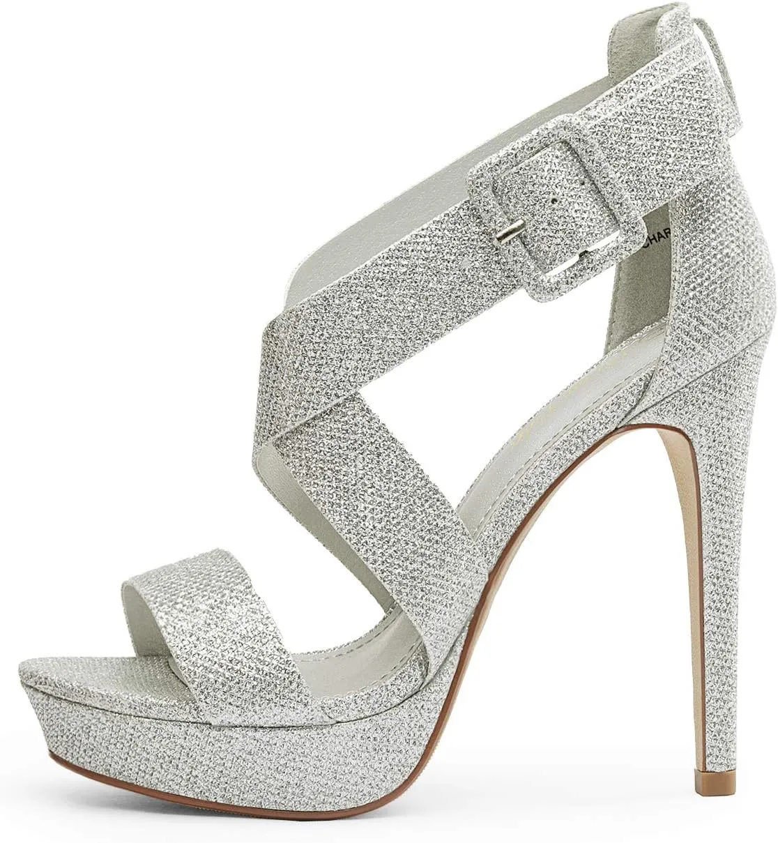 DREAM PAIRS Women's Open Toe High Stilettos Platform Party Pump Heel Sandals Charlotte