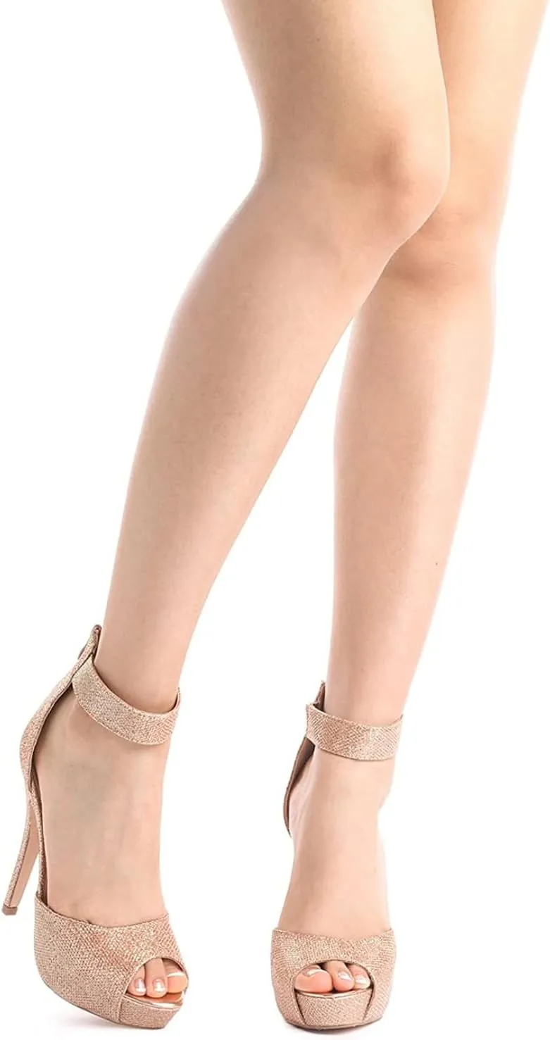 DREAM PAIRS Women's Swan-05 High Heel Platform Dress Pump Shoes