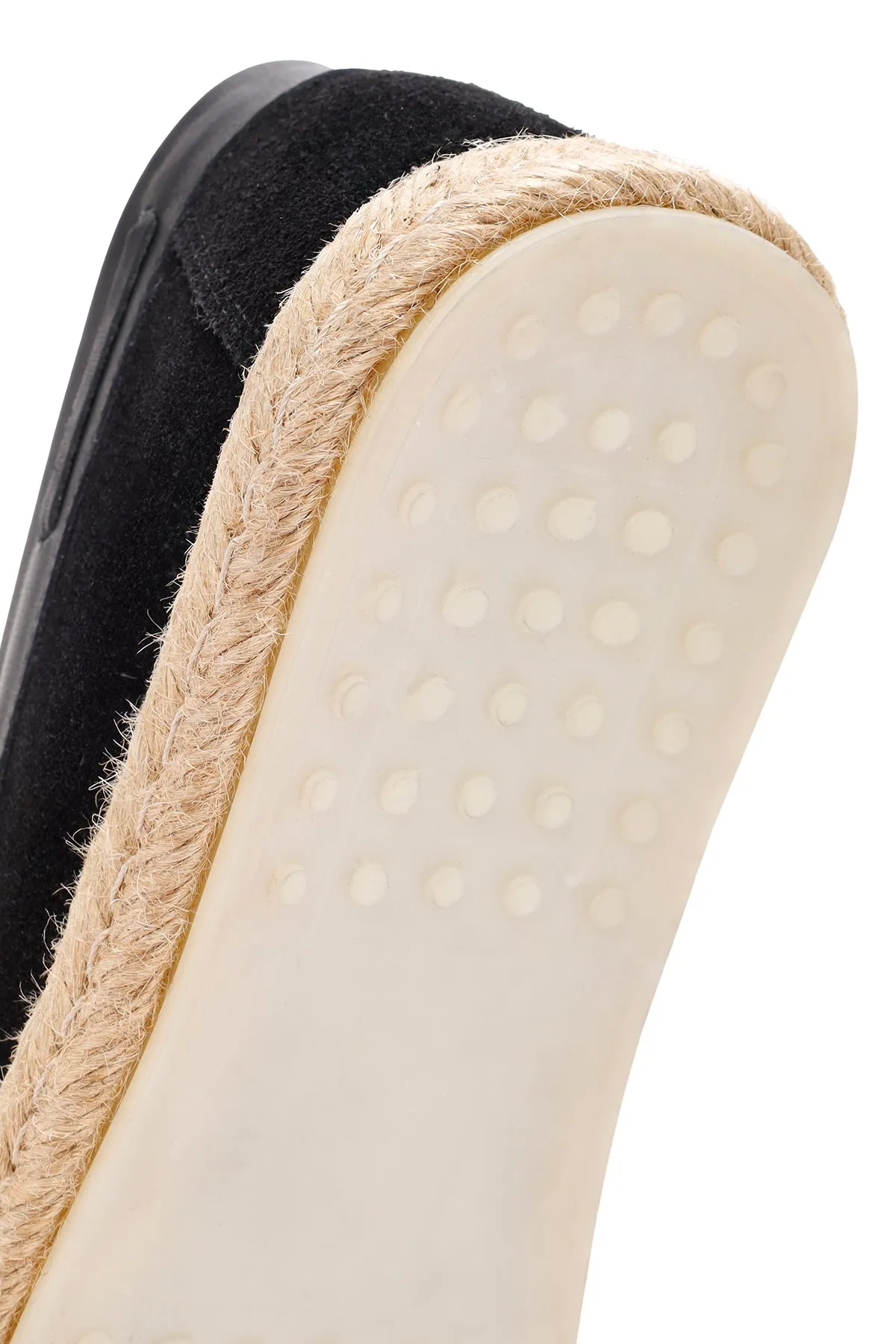 Erkek Siyah Süet Deri Casual Loafer