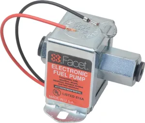 Facet 40105N, Facet Cube 12 volt Fuel Pump, 1/8 NPT, 3-4.5 psi