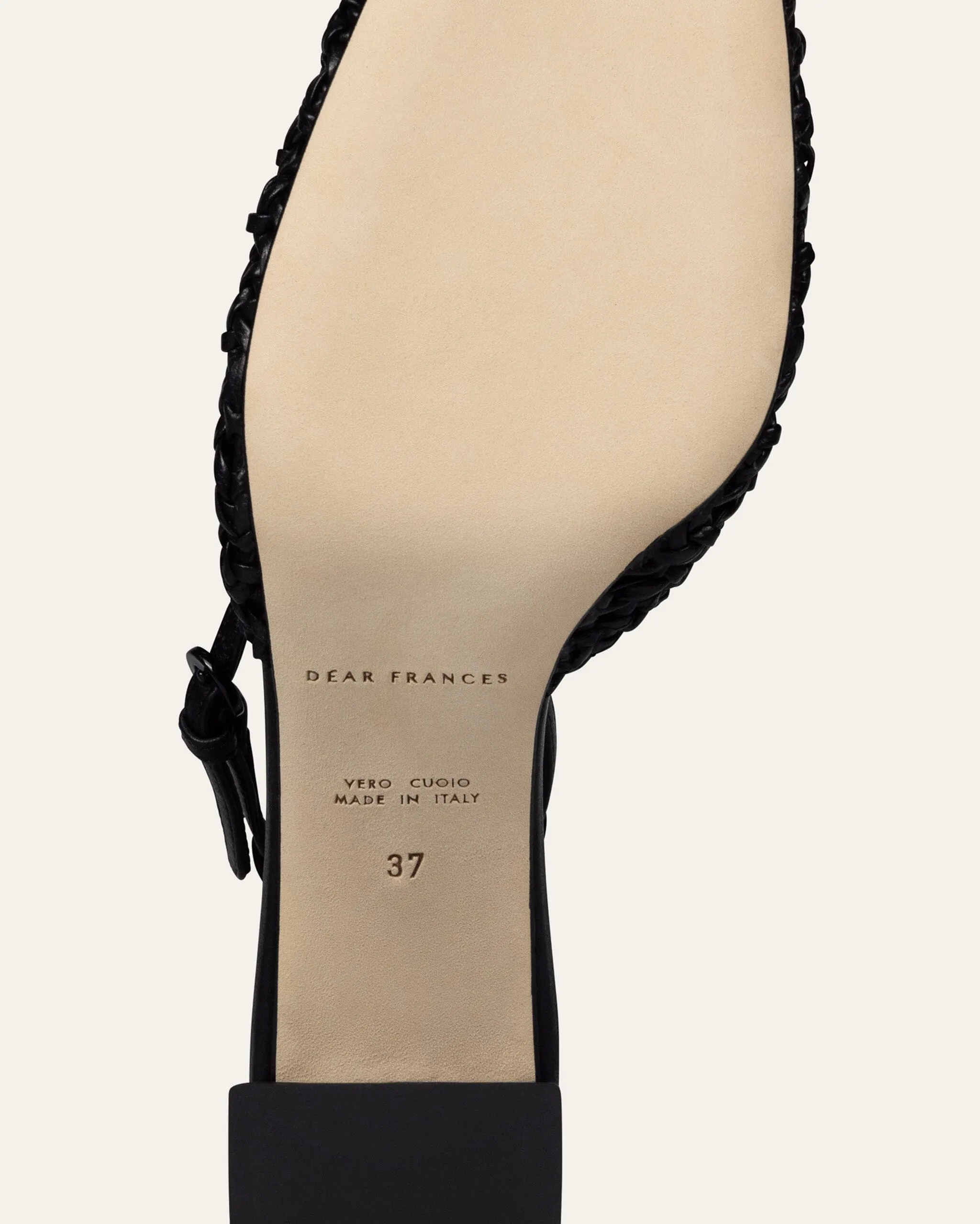 Felice Pump, Black Weave