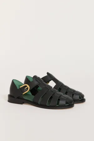 Fisherman Sandal Black