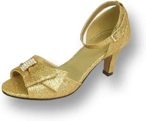 Floral Elisa Women's Wide Width Evening Dress Shoes for Wedding, Prom, Dinner