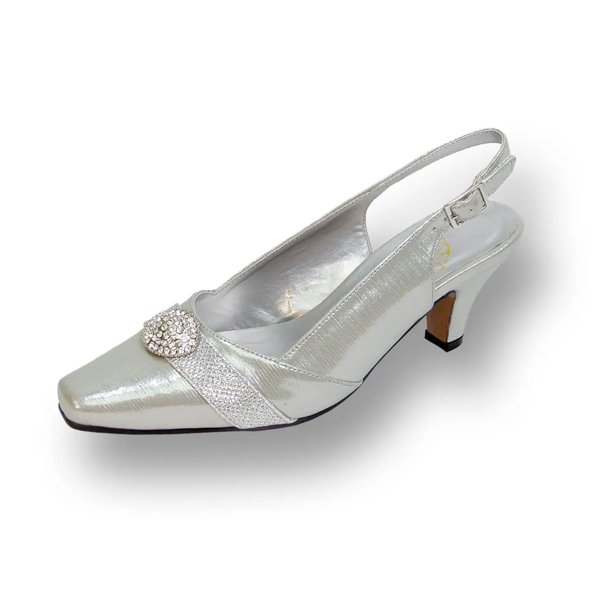FLORAL Eva Women's Wide Width Slingback Dress Pumps