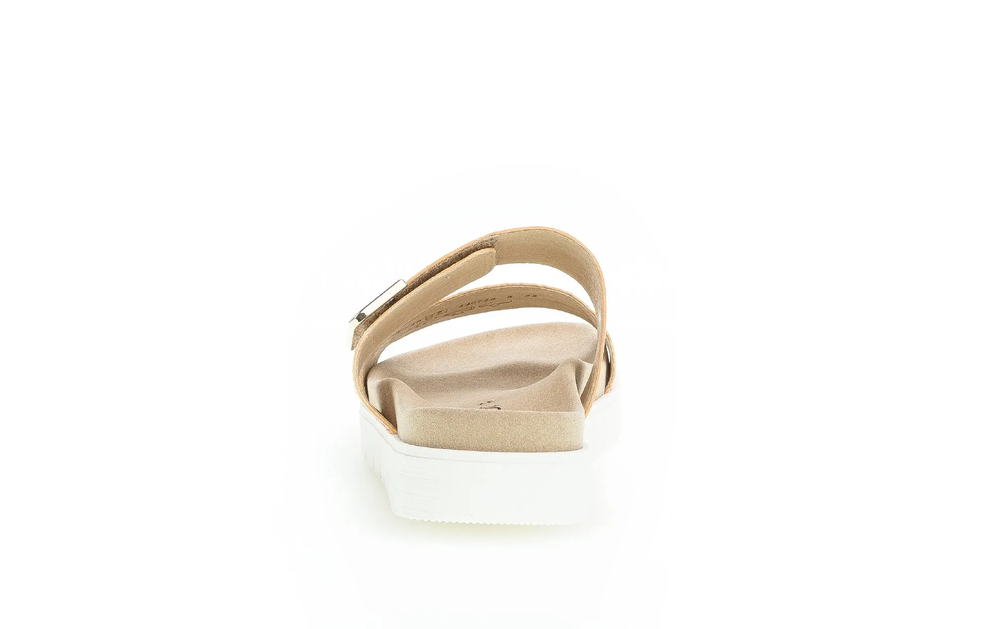 GABOR - 43.740.54 VELCRO STRAP FASHION MULE - APRICOT