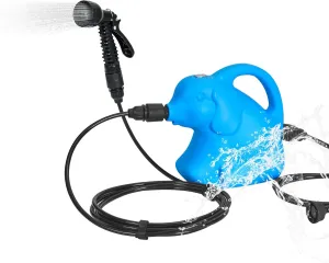 Garden Hose Elephant Low Pressure Washers Water Pump Rechargeable Outdoor Camp Shower Pump with Multi-use Sprayer for Campsite Bathing Orchard Spray Outdoor Cleanups