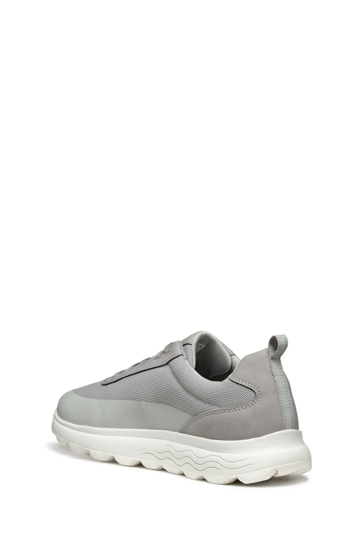 Geox Erkek Gri U Spherica A - Mesh   Nbk Synt Bağcıklı Kumaş Sneaker