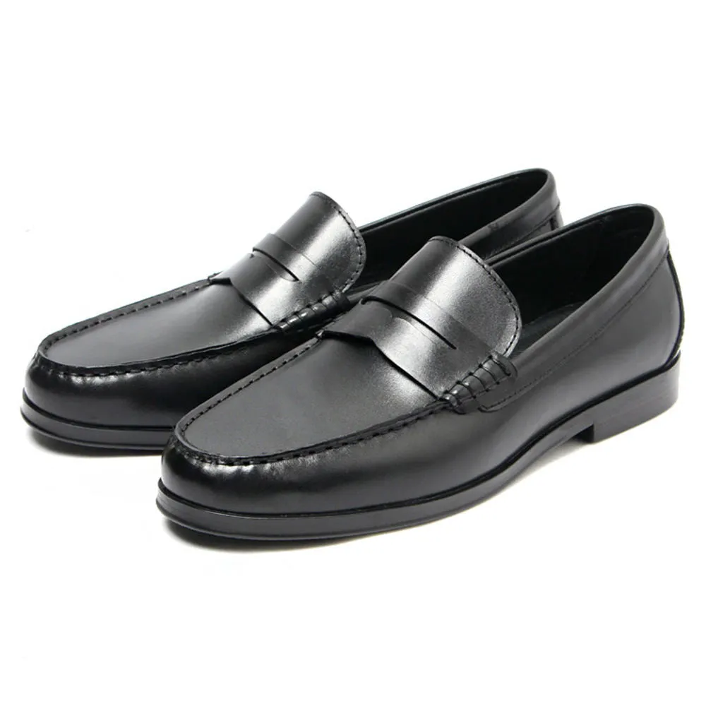 Handmade Full Grain Leather Penny Loafer Shoes