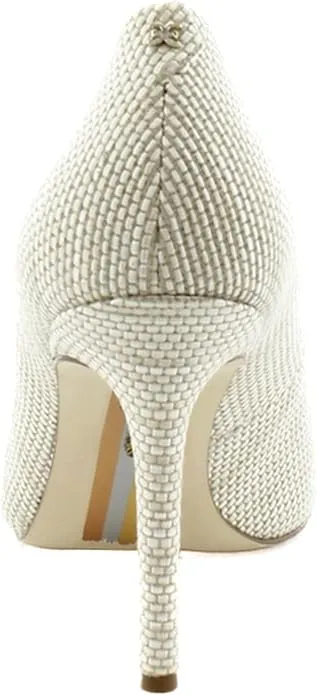 Hazel Heel Natural Pumps Specially designed Wide assortment Pointed Edelman Light Toe Sam Dress Stiletto Wide