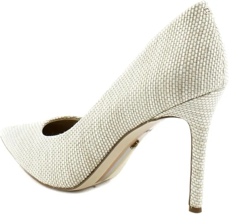 Hazel Heel Natural Pumps Specially designed Wide assortment Pointed Edelman Light Toe Sam Dress Stiletto Wide