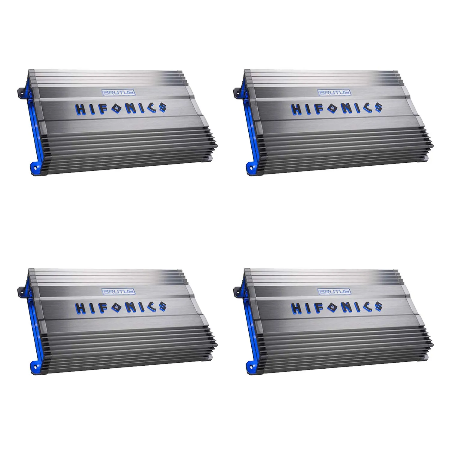 Hifonics 4 x BG-2200.1D Brutus Gamma Mono D 2200 Watt Car Audio Subwoofer Amp Amplifer (4 Pack)