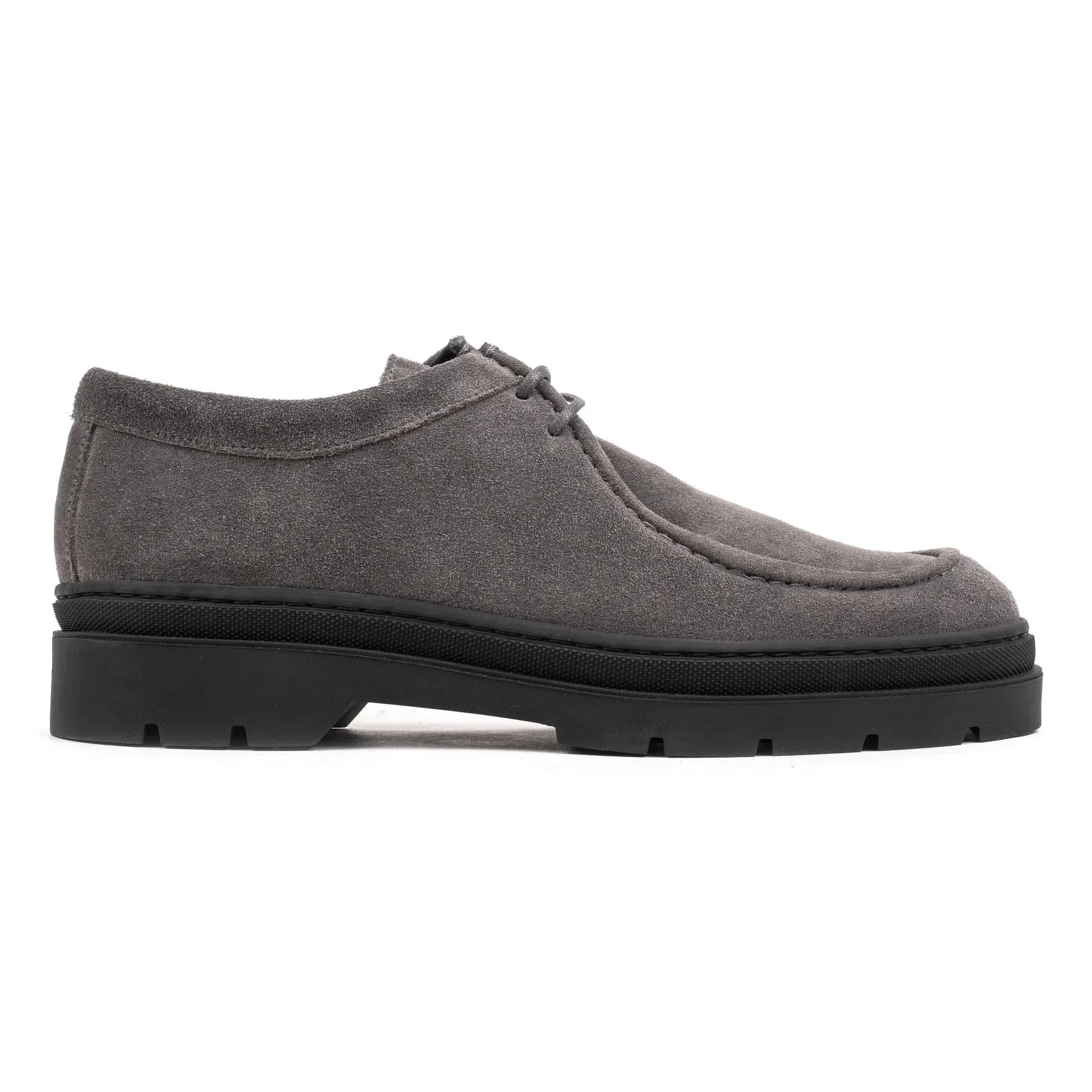 Hinson Elon Lace Moc Antracite Suede
