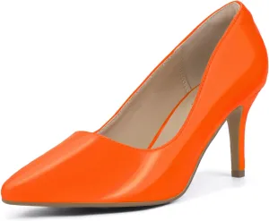 IDIFU IN3 High Heels Pumps Closed Toe Heels Women's Pumps Stiletto Pointed Toe Dress Shoes Wedding Prom Bridal Work Office Bride Bridesmaid Guest Trendy Dressy Fashion Comfortable Classic Pumps Shoes